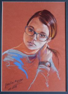 Portret - pastel